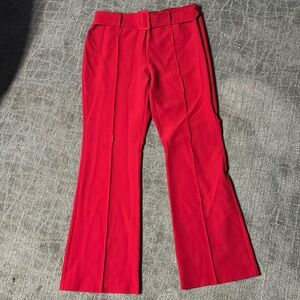 Red dress pants